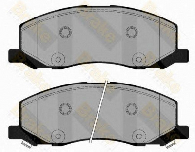 BRAKE ENGINEERING pa1779 -  Комплект тормозных колодок, дисковый тормоз